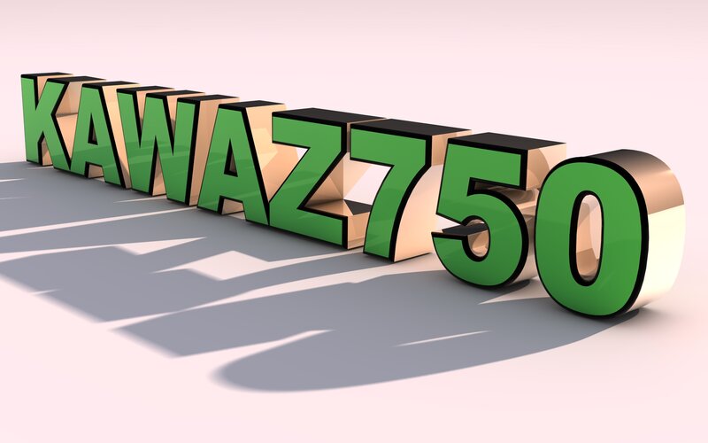 Green 3d Text Letters