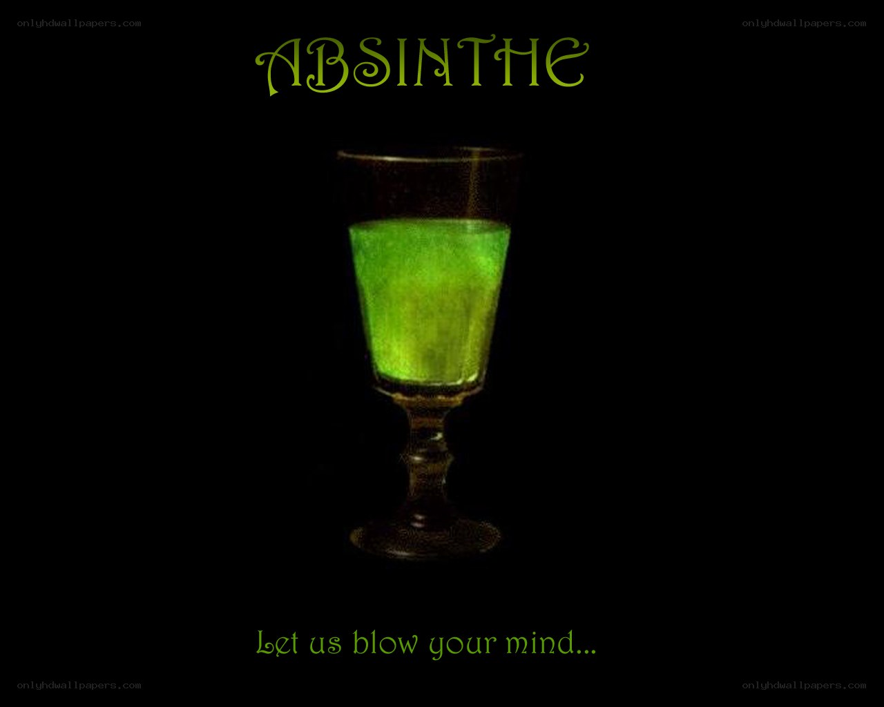 green absinthe drink