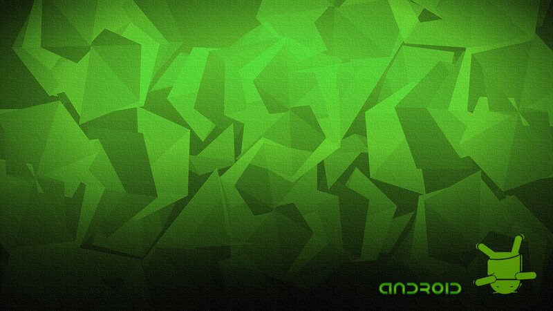 green abstract android wallpaper