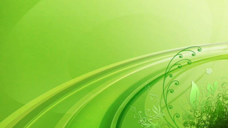 Green Abstract Background — Calm, Digital Art, Swirls