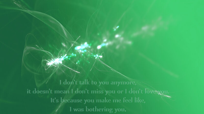 Green Abstract Background — Calm, Digital Art, Text