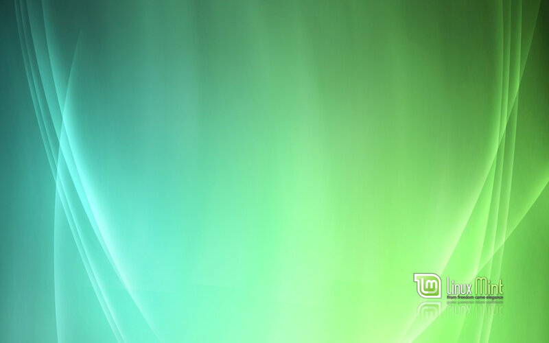 Green Abstract Background — Calm, Logo, Text