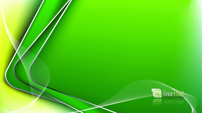 Green Abstract Background — Calm, Logo