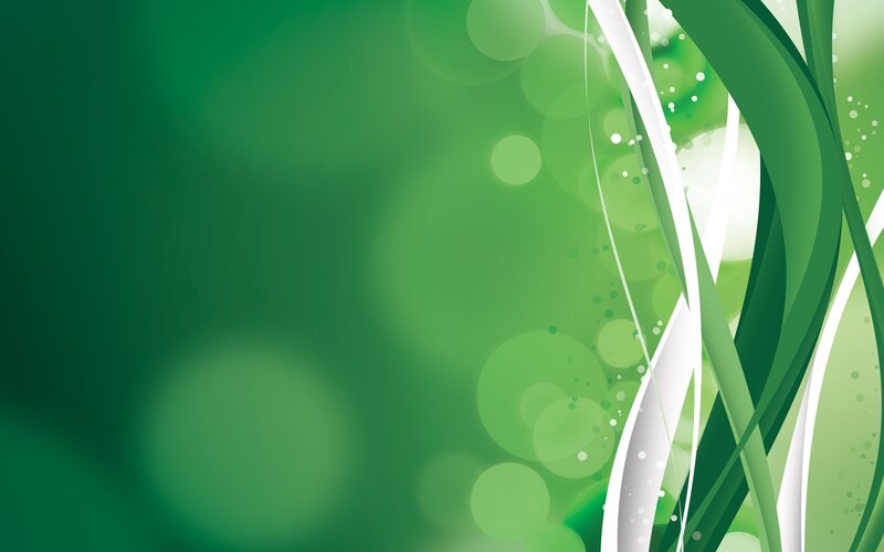 Green Abstract Background — Calm, Vector Art