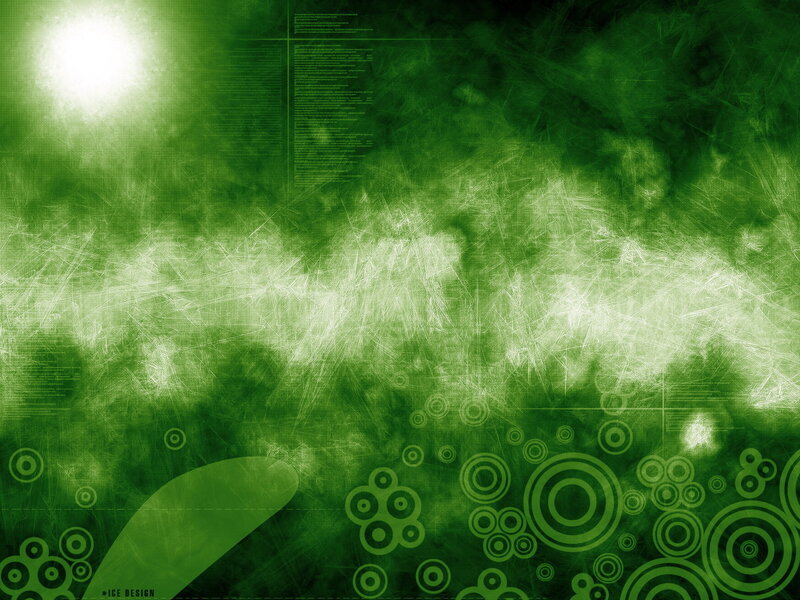 Green Abstract Background — Technological