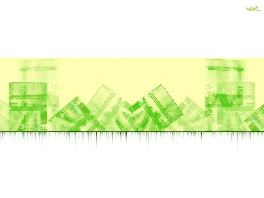 green abstract cityscape