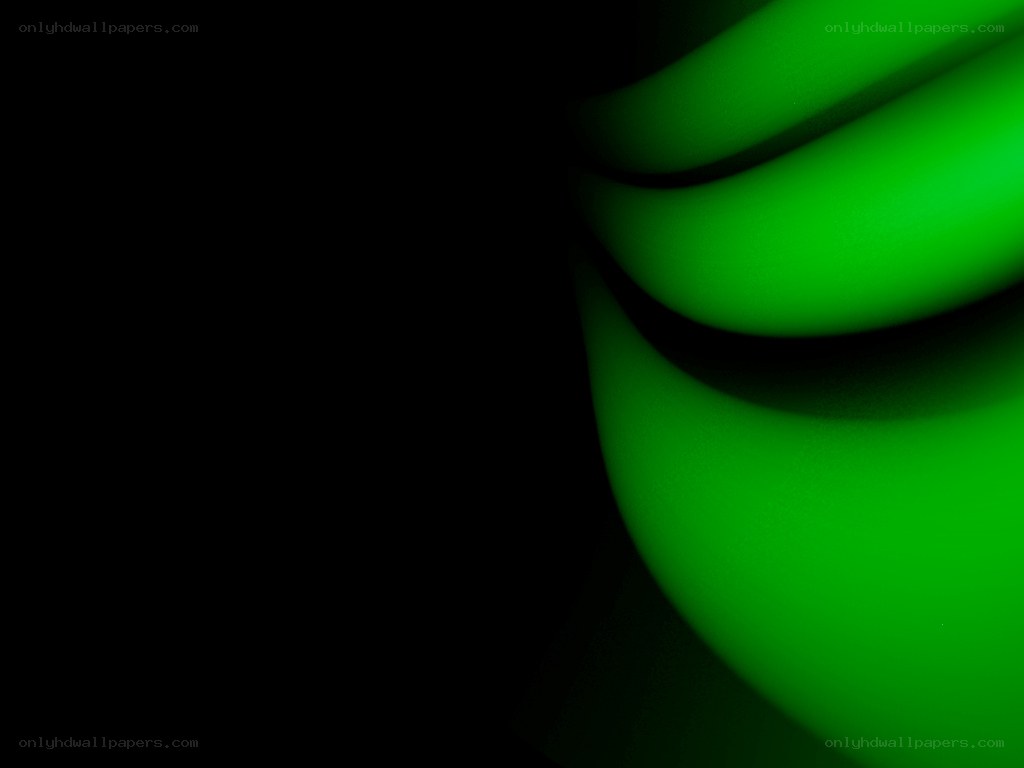 green abstract curves