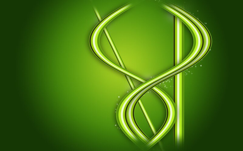 green abstract design