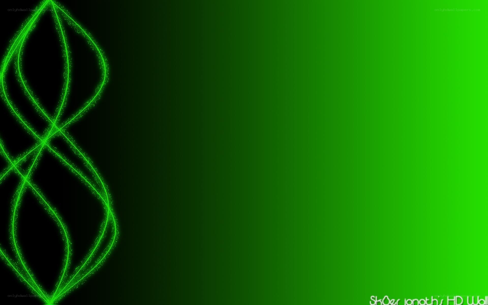 green abstract design