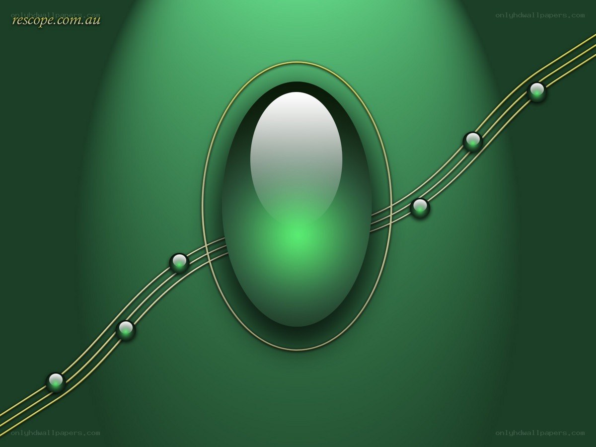 Green abstract design with lines