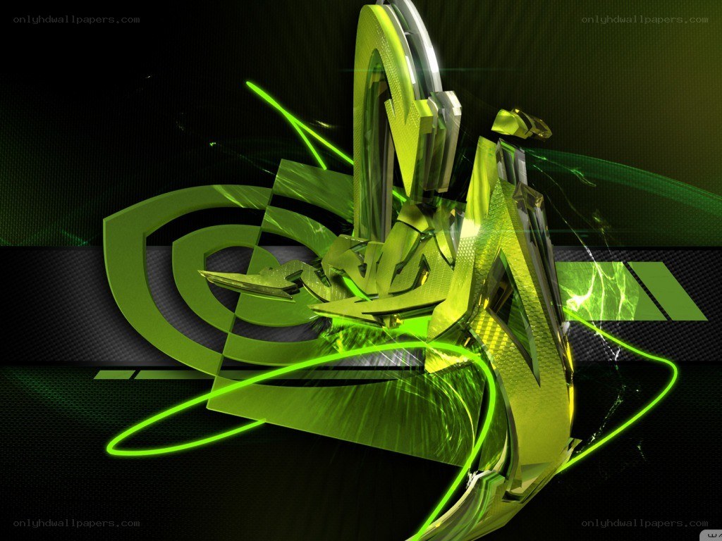 green abstract digital art