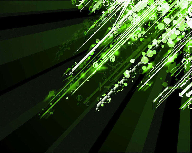 green abstract digital background