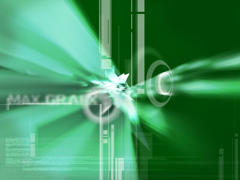 green abstract digital background