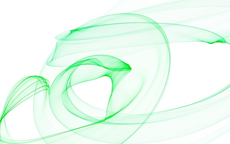 Green abstract flowing lines