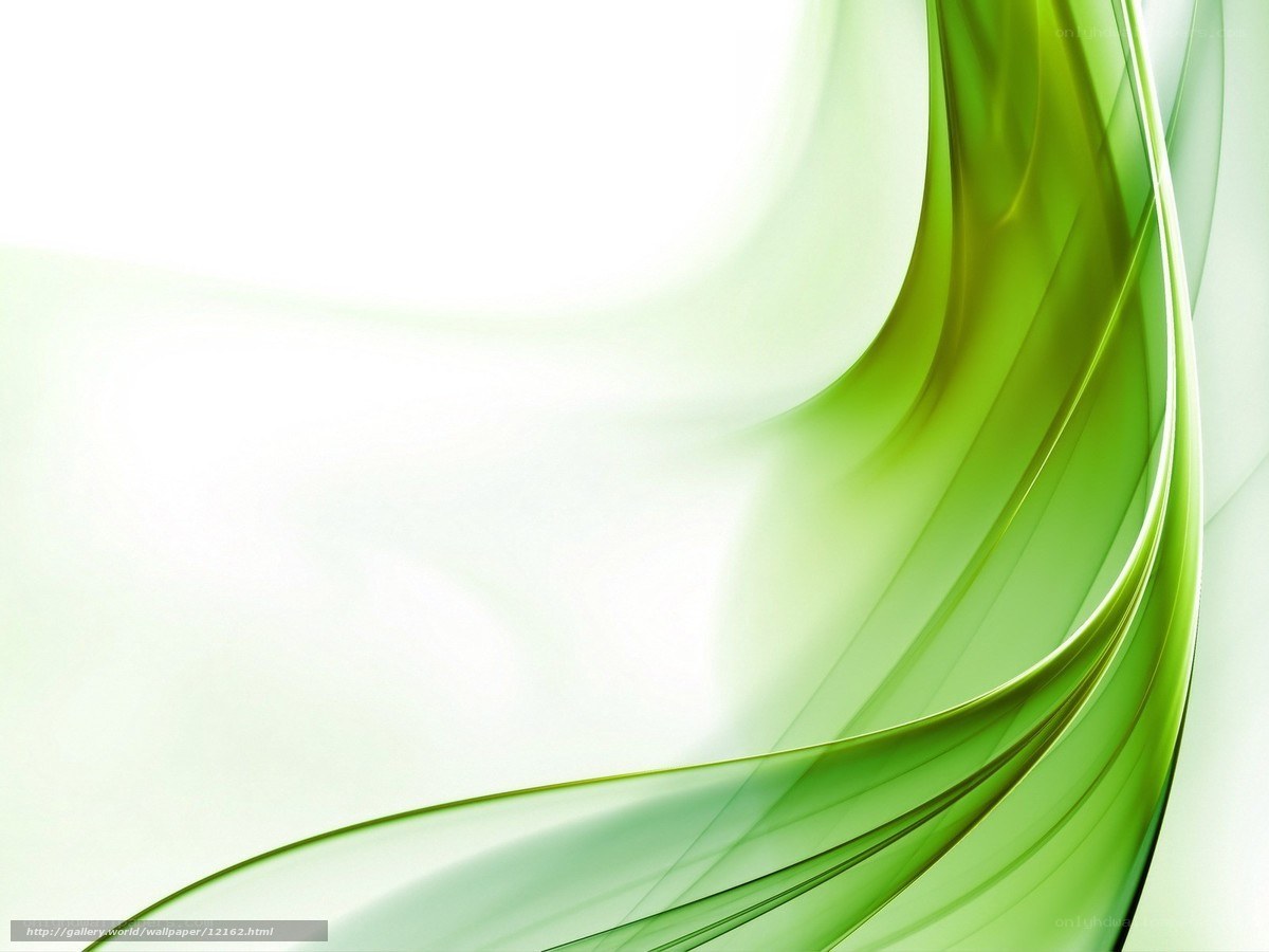Green abstract flowing lines