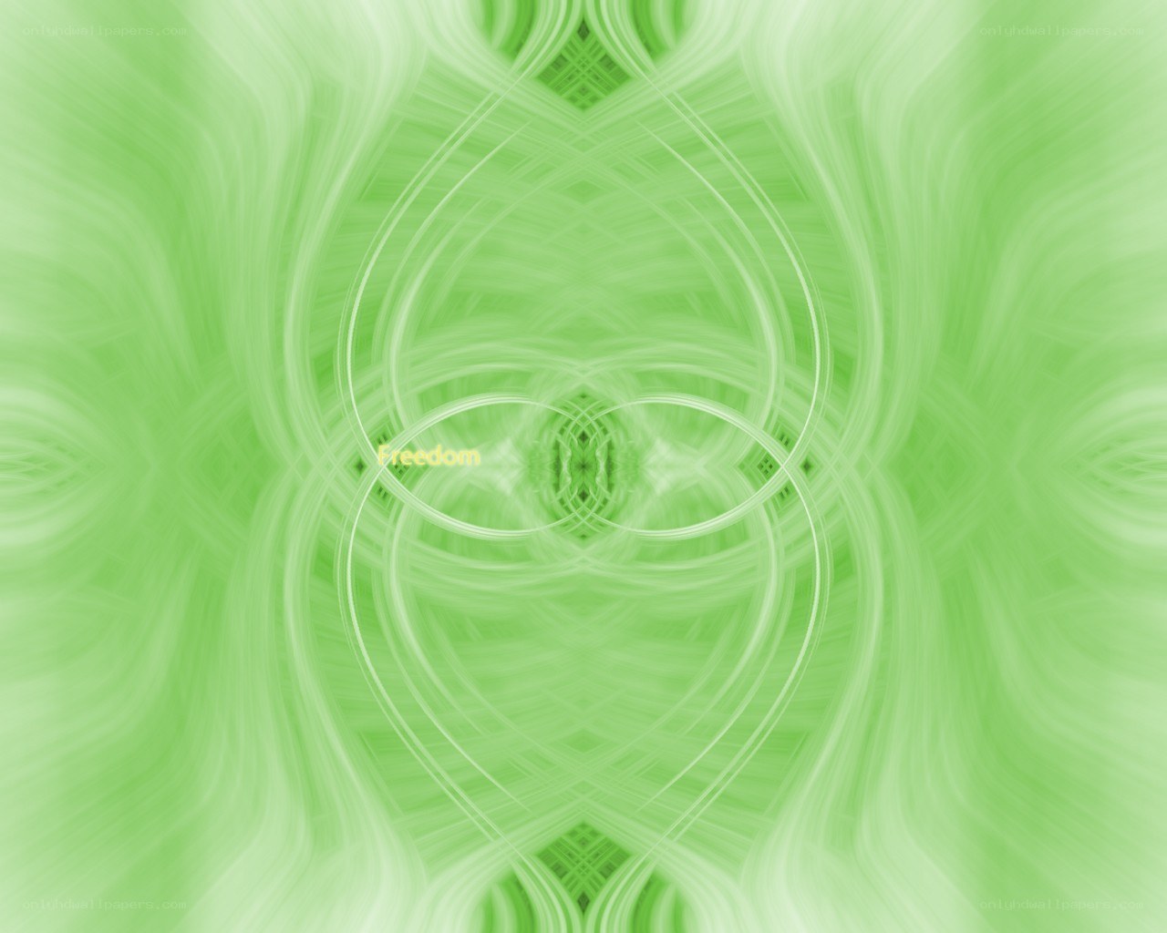 Green abstract fractal design