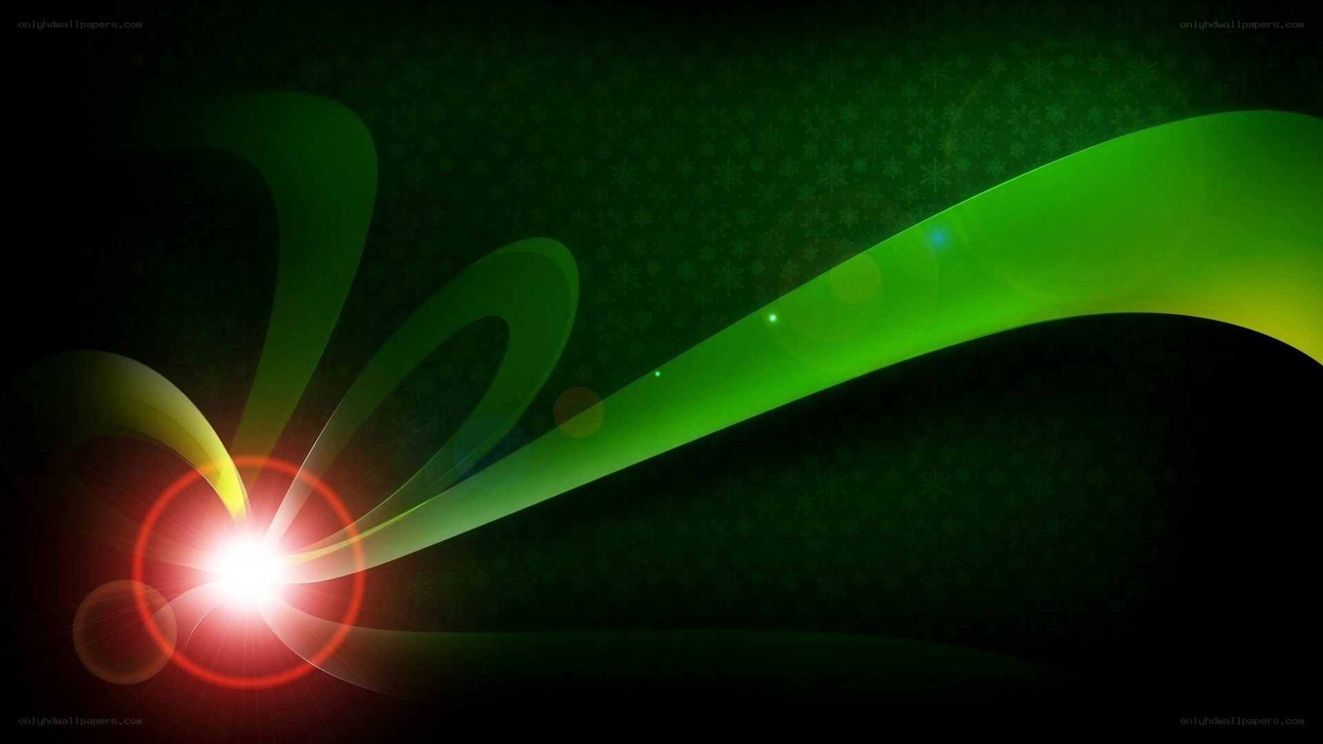 green abstract light design