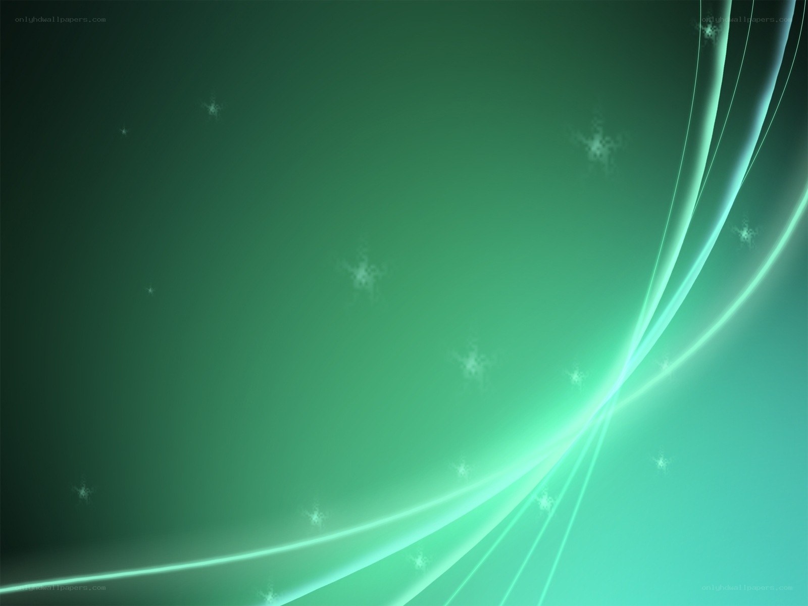 Green abstract light design
