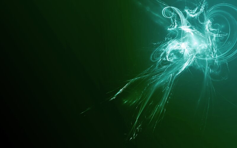 green abstract light design