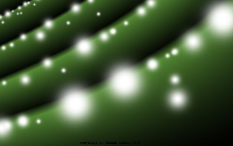 green abstract light pattern