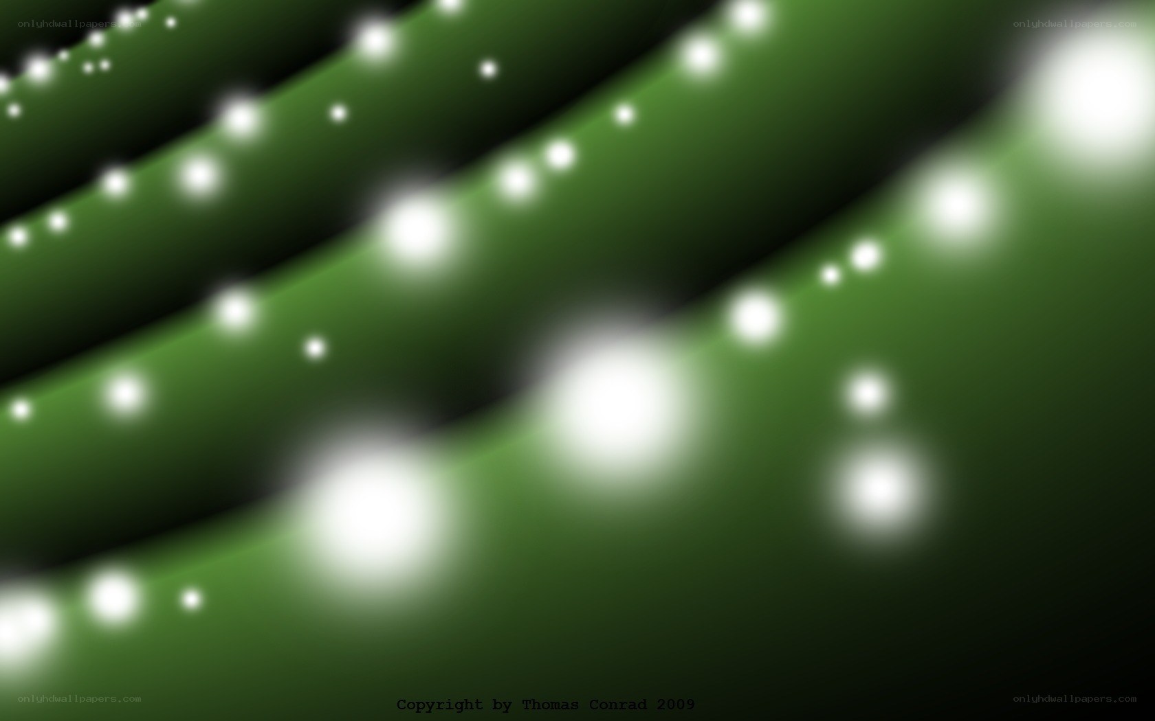 green abstract light pattern