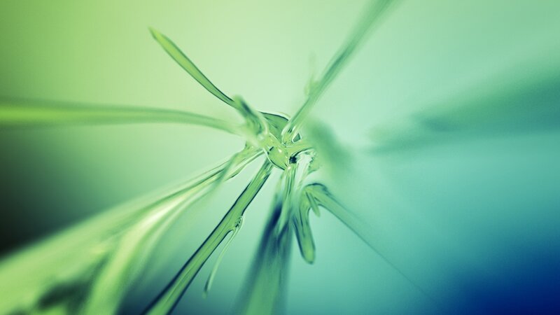 green abstract liquid design