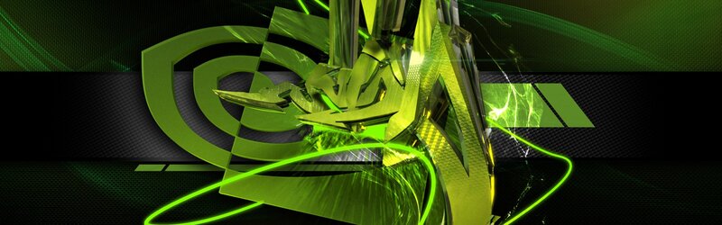 Green Abstract Logo — Dynamic, Digital Art, Light Streaks