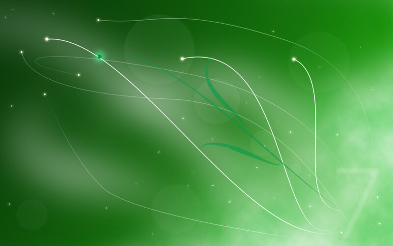 green abstract motion lines