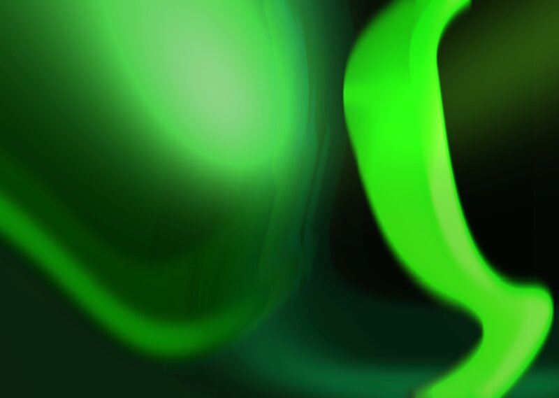 green abstract motion