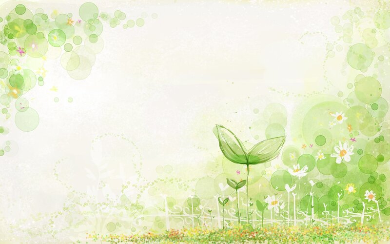 green abstract nature background