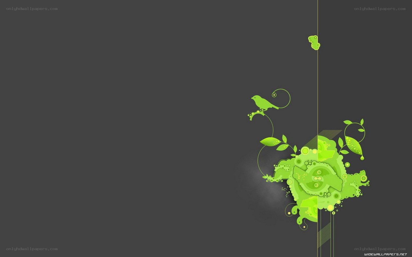 green abstract nature design