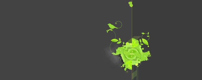 green abstract nature design