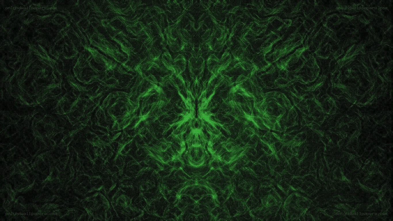 green abstract pattern