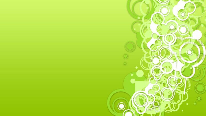 Green Abstract Pattern — Calm, Circles, Bubbles