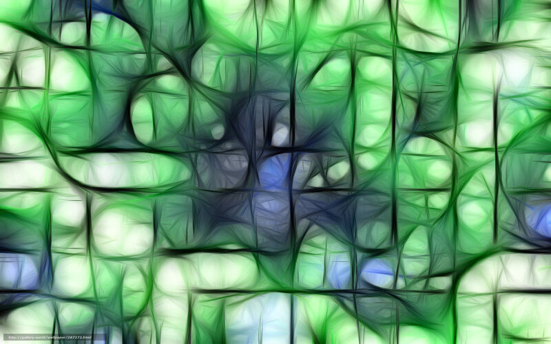 Green Abstract Pattern — Calm, Lines, Circles