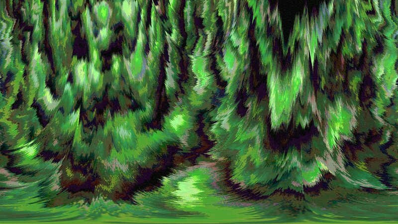 Green Abstract Pattern — Digital Art