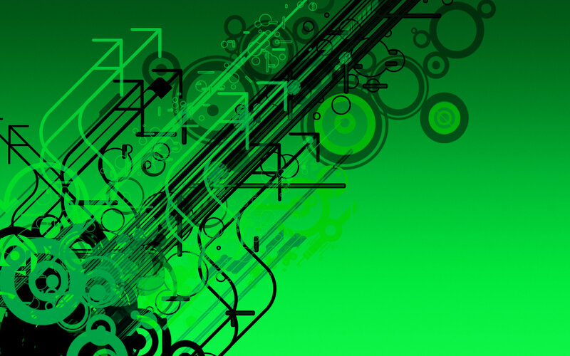 Green Abstract Pattern — Dynamic