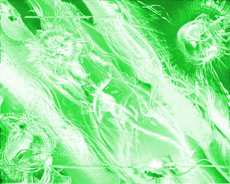 Green Abstract Pattern — Energetic, Lines