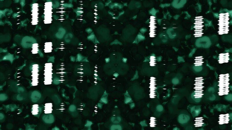 green abstract pattern with white lines