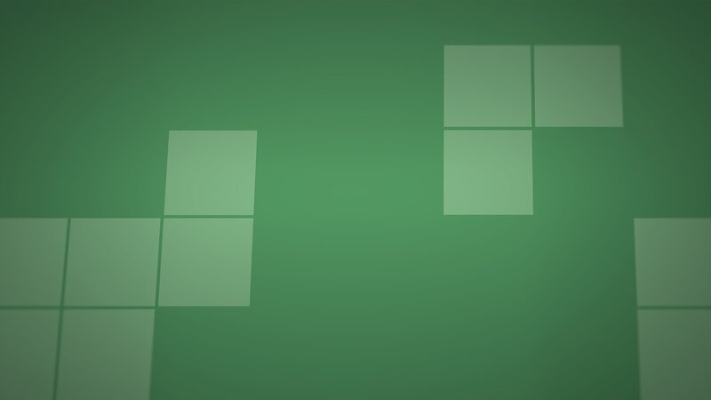 green abstract square pattern