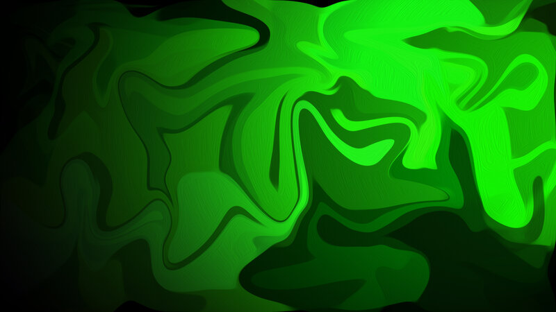Green Abstract Swirls — Fluid