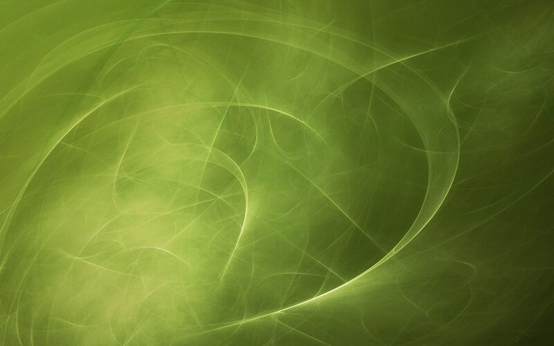 Green abstract swirls