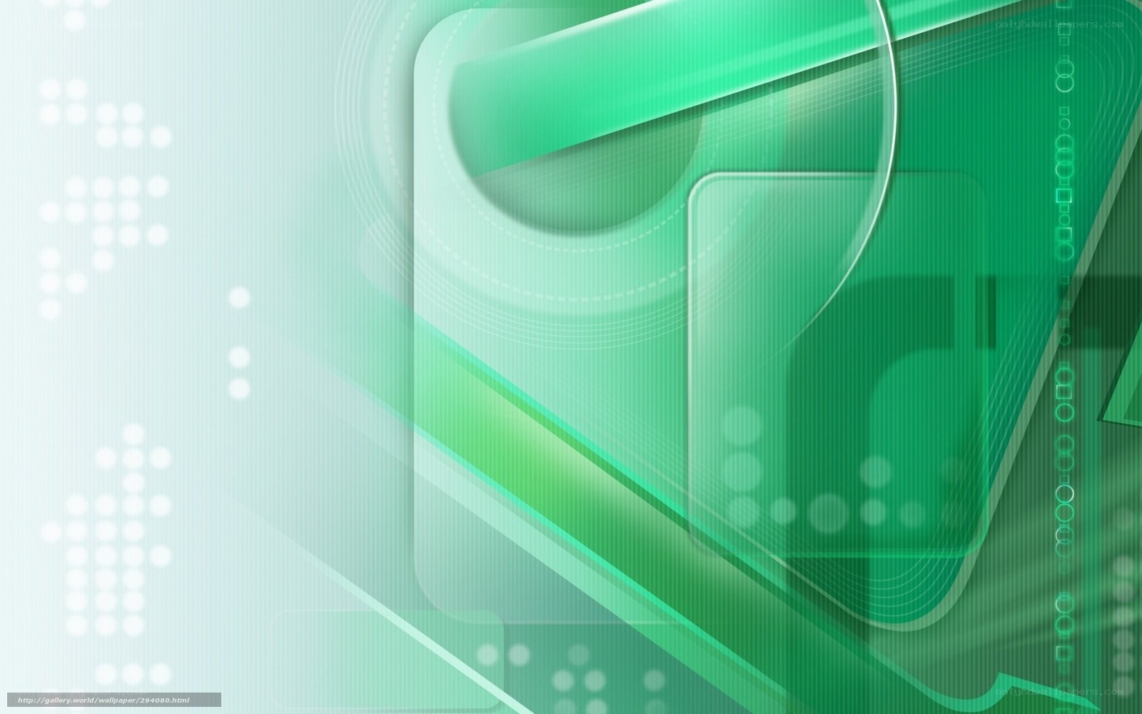 green abstract technology background