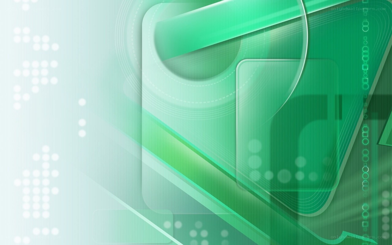 green abstract technology background