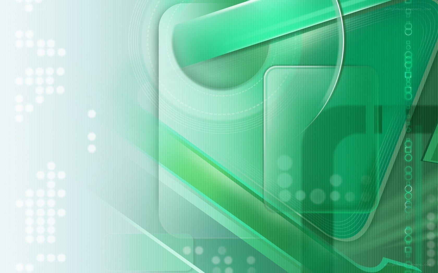 green abstract technology background