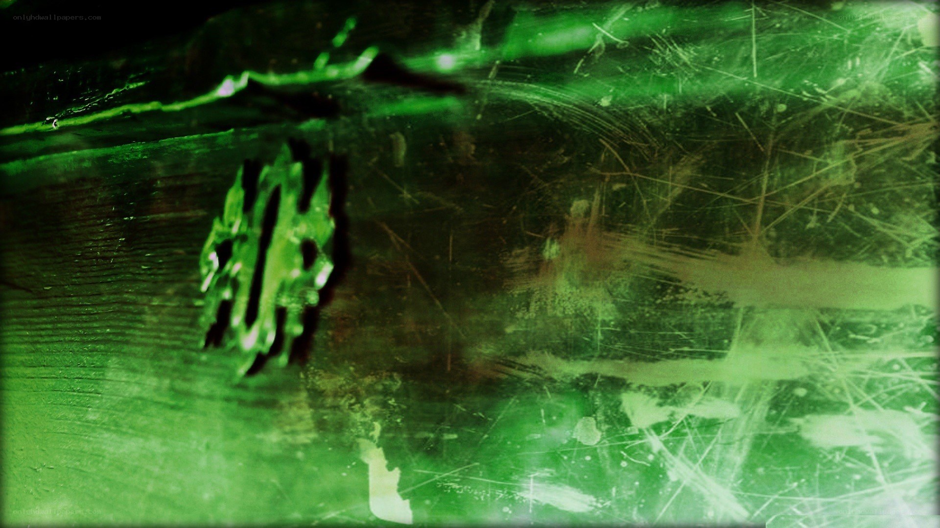 green abstract texture
