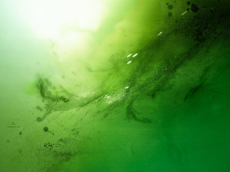 Green Abstract Texture — Dramatic
