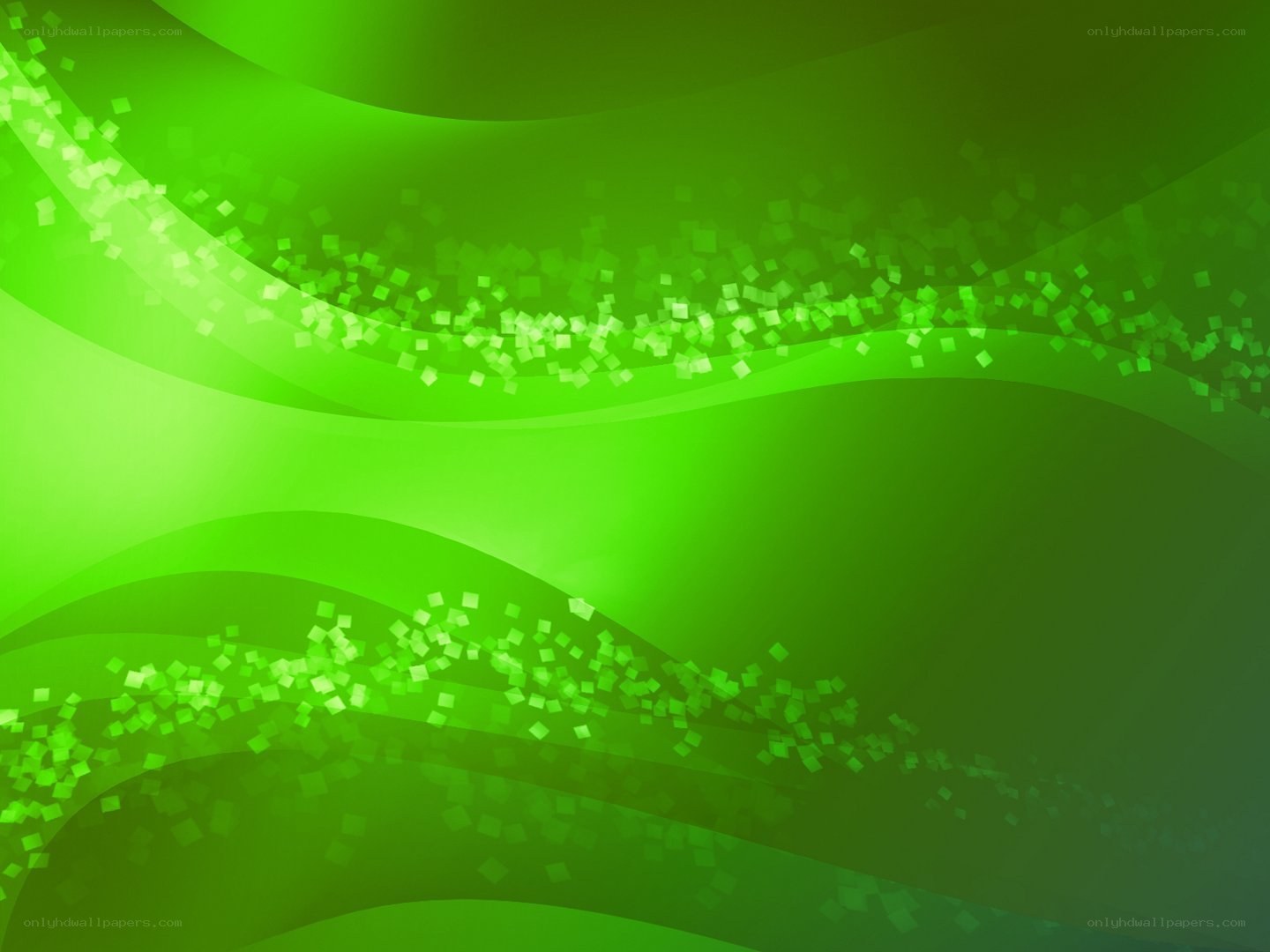 green abstract wave background
