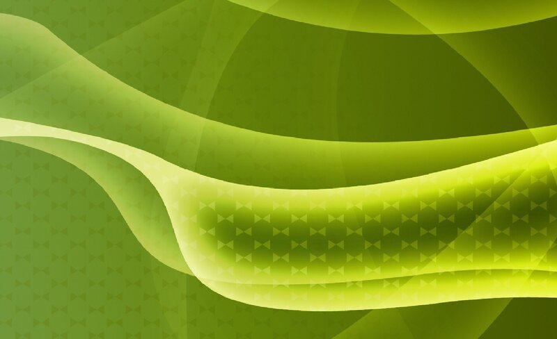 green abstract wave design