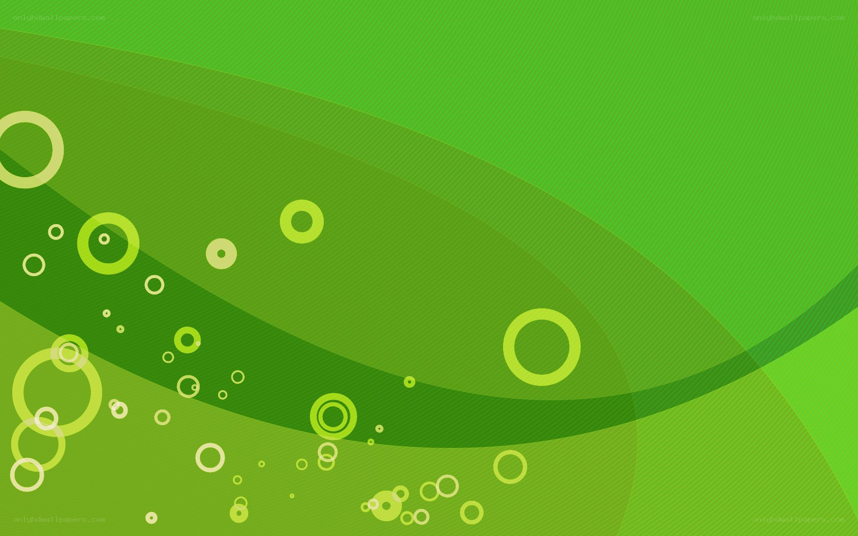 green abstract wave design